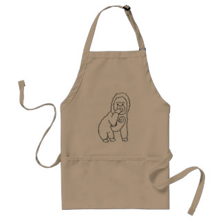 gorilla adult apron