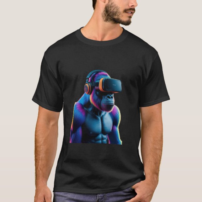 Gorilla Adult Men Birthday Boys Women Funny Bday G T-Shirt (Front)