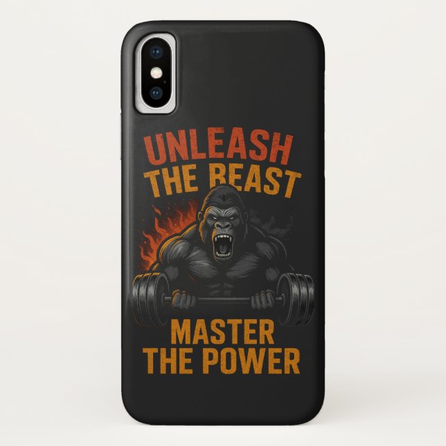Gorilla Alpha Strength Power – Fitness Gift Case-Mate iPhone Case (Back)
