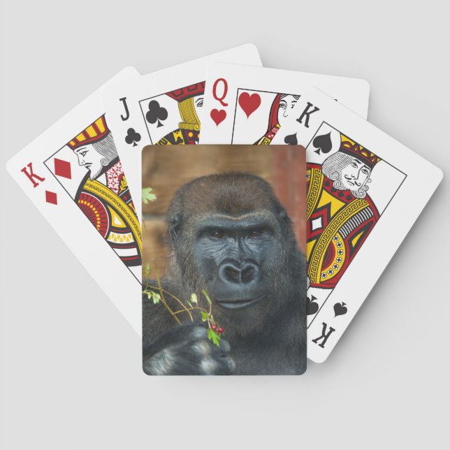 Gorilla And His Berries Poker Cards (Back)