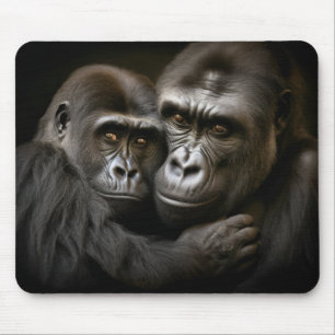 Gorilla Ape Animal Wild Beauty Freedom Wilderness Mouse Pad