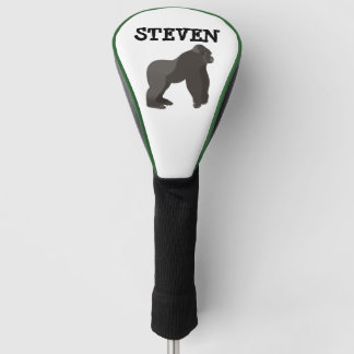 GORILLA APE FUNNY PERSONALIZED GOLF DRIVER COVER
