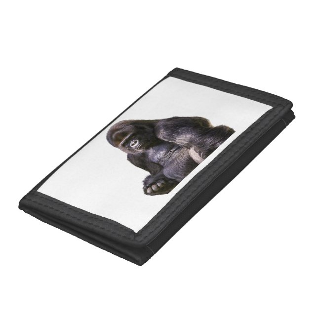 Gorilla Ape Monkey Tri-fold Wallet (Bottom)