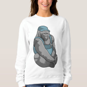 Gorilla as Craftsman with Wrench Sweatshirt