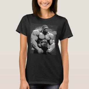 Gorilla Beast Bodybuilding Motivation Workout Gym T-Shirt