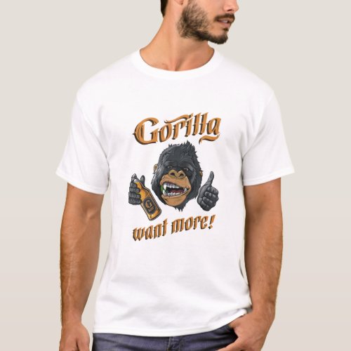 Gorilla Beer T_Shirt