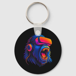 Gorilla Birthday Boys Adult Men Women Funny Gorill Keychain