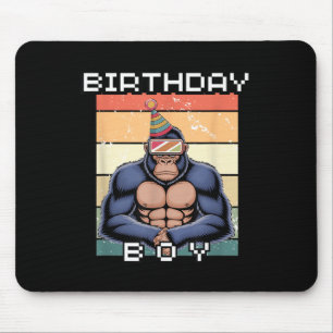 Gorilla Birthday Decorations Monkey Tag Vr Gamer  Mouse Pad