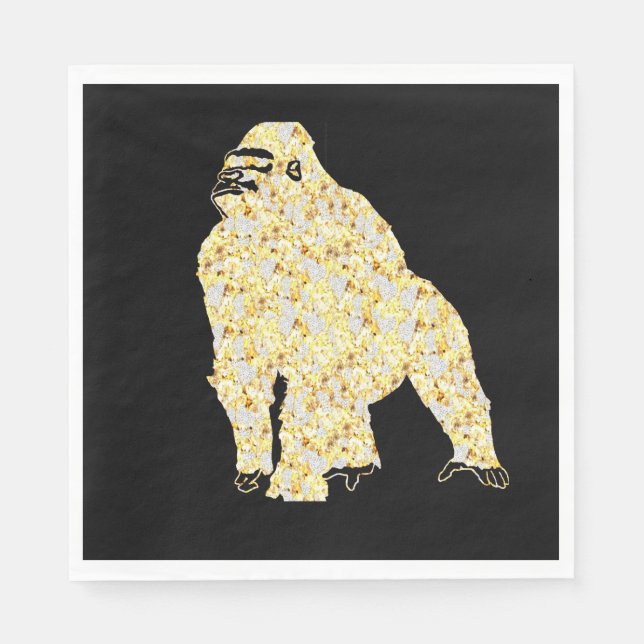 GORILLA BLING NAPKINS (Front)