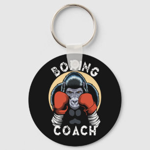 Gorilla Boxing Coach - Sports Trainer Keychain