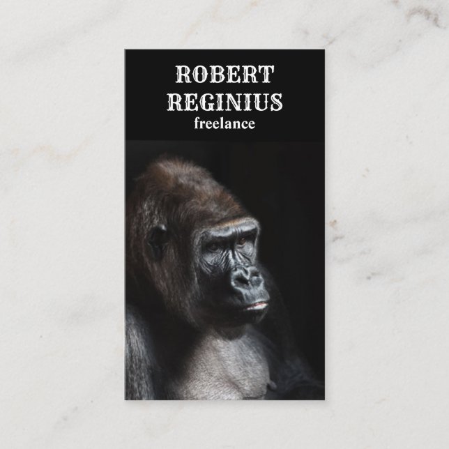 Gorilla Business Card (Front)