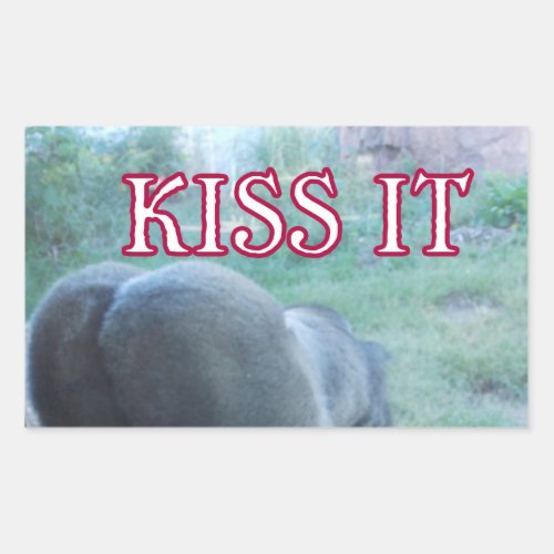 Gorilla Butt Stickers