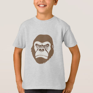 Gorilla Cartoon Drawing T-Shirt