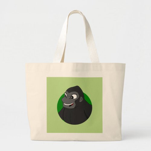 Gorilla Cartoon Tote Bag