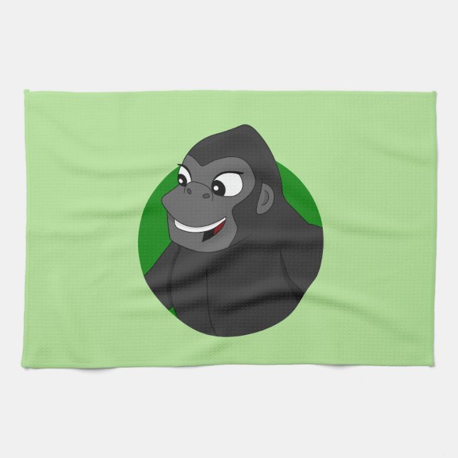 Gorilla Cartoon Towel (Horizontal)