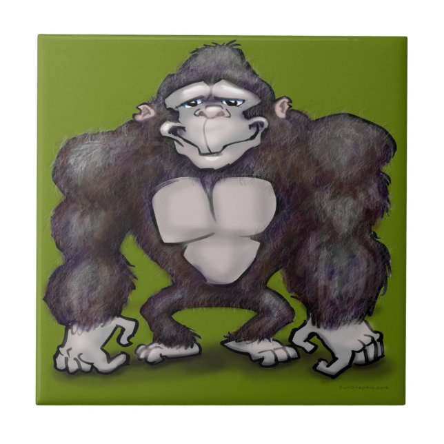 Gorilla Ceramic Tile (Front)