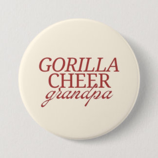 gorilla cheer grandpa button