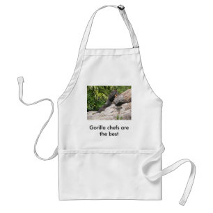 Gorilla chef adult apron