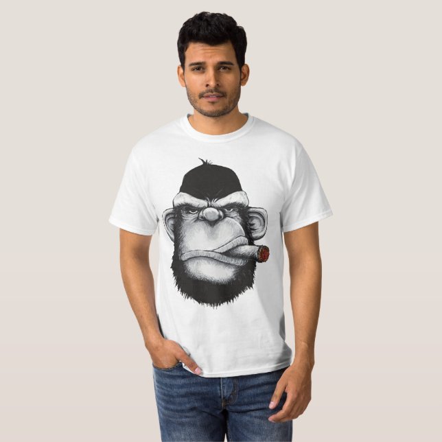 Gorilla Cigar T-Shirt (Front Full)