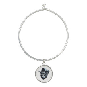 Gorilla Cowboy Bangle Bracelet