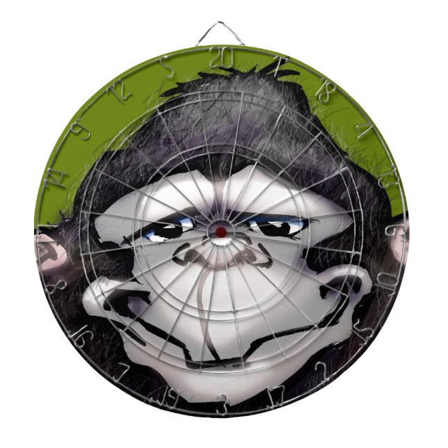 Gorilla Dartboard With Darts (Front)