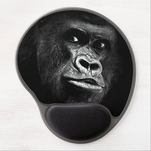 Gorilla design Comfortable gel mouse pad