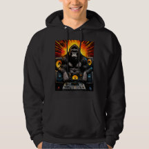 Gorilla DJ Boombox Explosive Art
