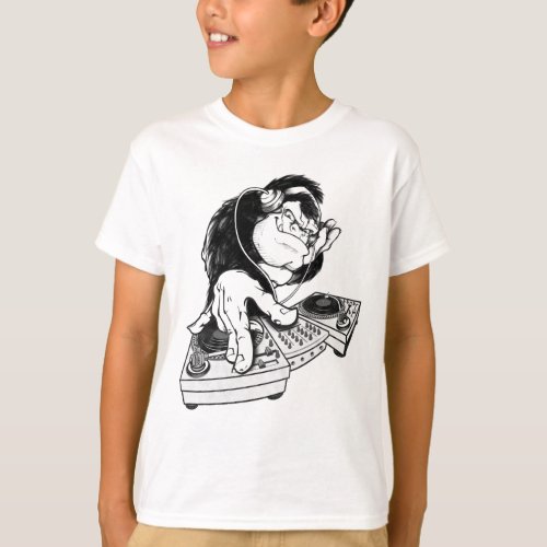 Gorilla DJ Unique design T_Shirt