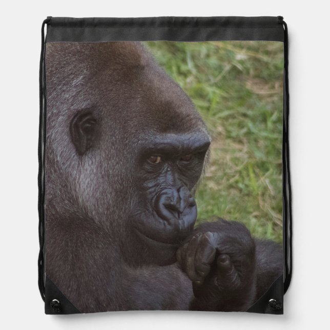 Gorilla Drawstring Bag (Front)