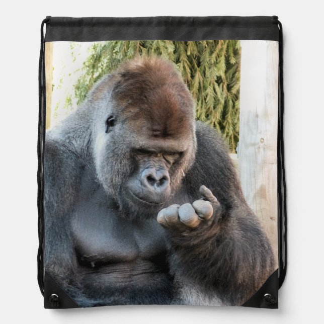 GORILLA DRAWSTRING BAG (Front)