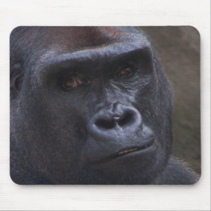 Gorilla Face Mouse Pad