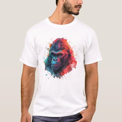 gorilla face T_Shirt