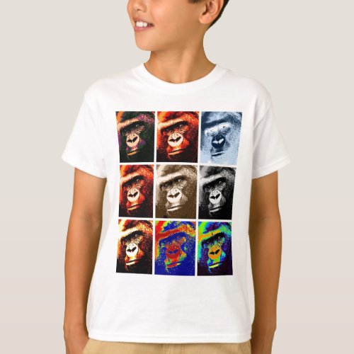 Gorilla Faces T_Shirt