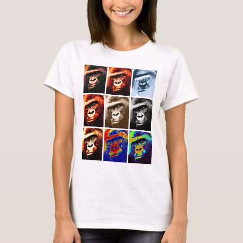 Gorilla Faces T_Shirt