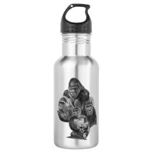 Gorilla Family bottle ゴリラ家族のボトル GorillaLife