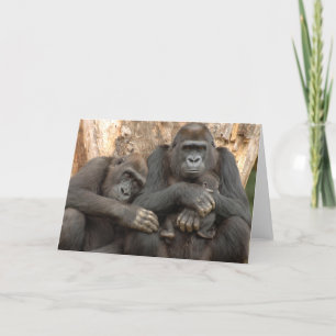 Gorilla Family Card