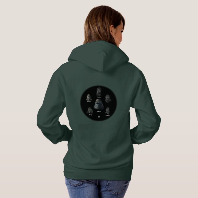 Gorilla Family Hoodie (Back Full)