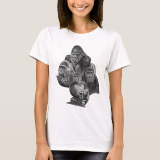 Gorilla Family T-shirt (ゴリラ家族のT-シャツ)Gorilla Life