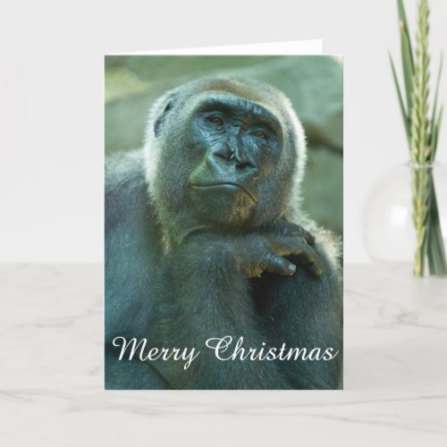 Gorilla _ Fed Up Holiday Card