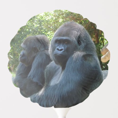 Gorilla frowning balloon