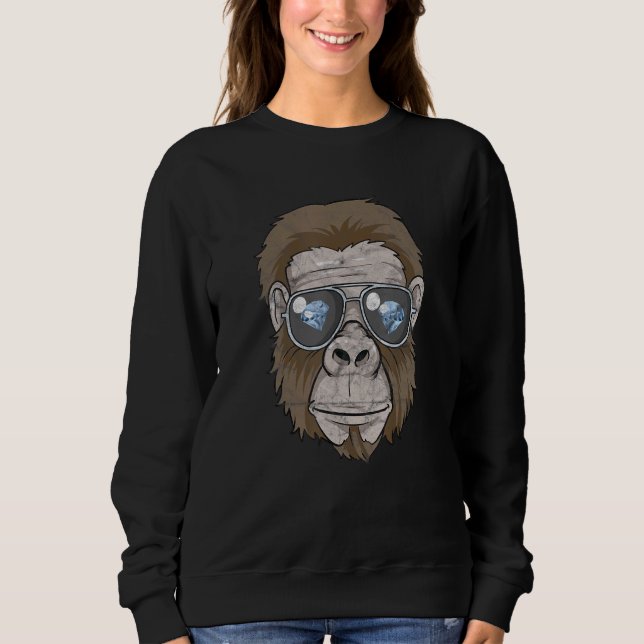 Gorilla Gang Amc Gme Diamond Hands Ape Meme Supers Sweatshirt (Front)