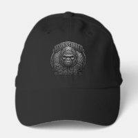 Gorilla Gang Geometric Logo in Black Metal Look