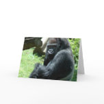 Gorilla Glare Greeting Card