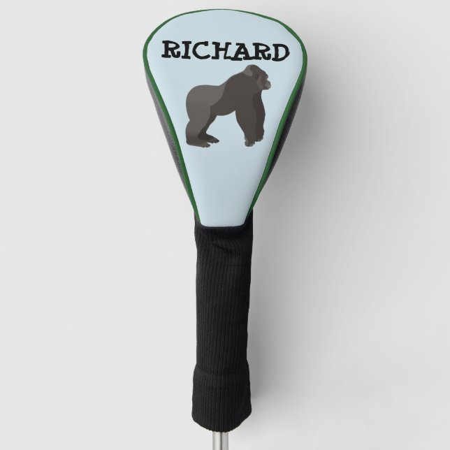 GORILLA GOLF DRIVER COVER PERSONALIZED FUNNY (Front)