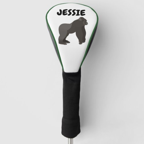 GORILLA GOLF HEAD COVER FUNNY PERSONALIZED