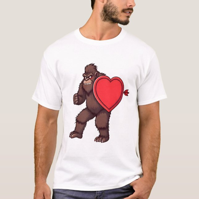 Gorilla Guardian of the Pierced Heart T-Shirt (Front)
