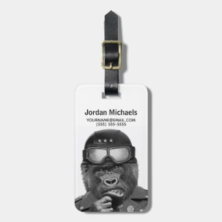Gorilla Guy | Add Your Name Luggage Tag
