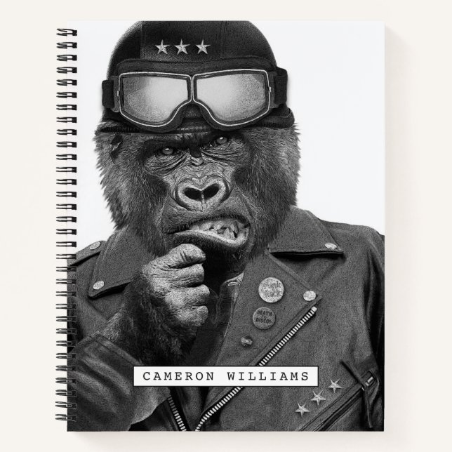 Gorilla Guy | Add Your Name Notebook (Front)