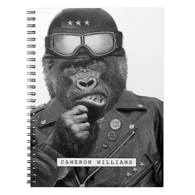 Gorilla Guy | Add Your Name Notebook (Front)