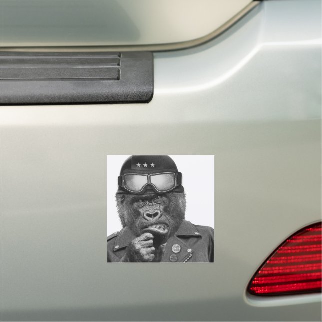 Gorilla Guy Car Magnet (In Situ)